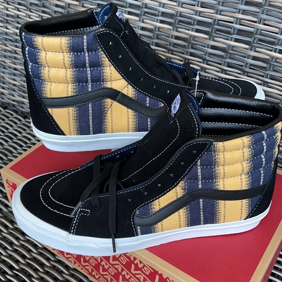 Vans Sk8-Hi Denim Stripes Black/True White WMNS - Picture 11 of 16